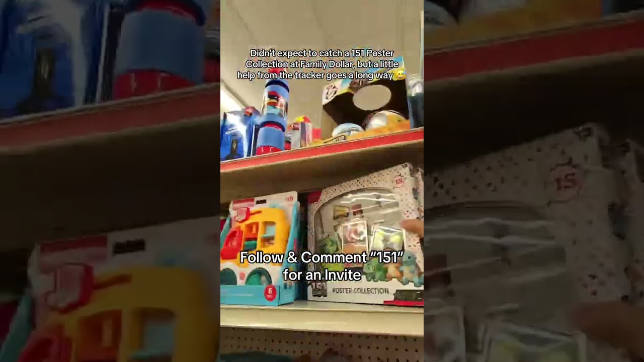 Family Dollar Restock W?! 151 Poster Collection Found 👀