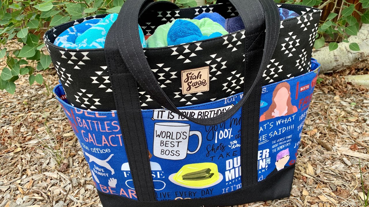 Sunset Beach Tote by Kaya Papaya Patterns