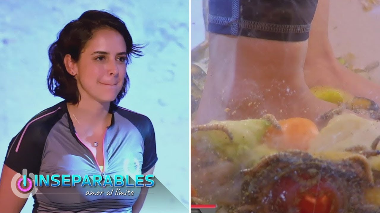 Pía pasó esta prueba (llena de gusanos y ratones) sin cometer ningún error | Inseparables