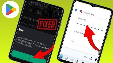 Your Transaction Cannot Be Completed Google Play Error Google Playstore Purchase Problem 2024.