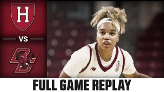 Harvard vs Boston College Full Game Replay | 2025-26 ACC Women's Basketball