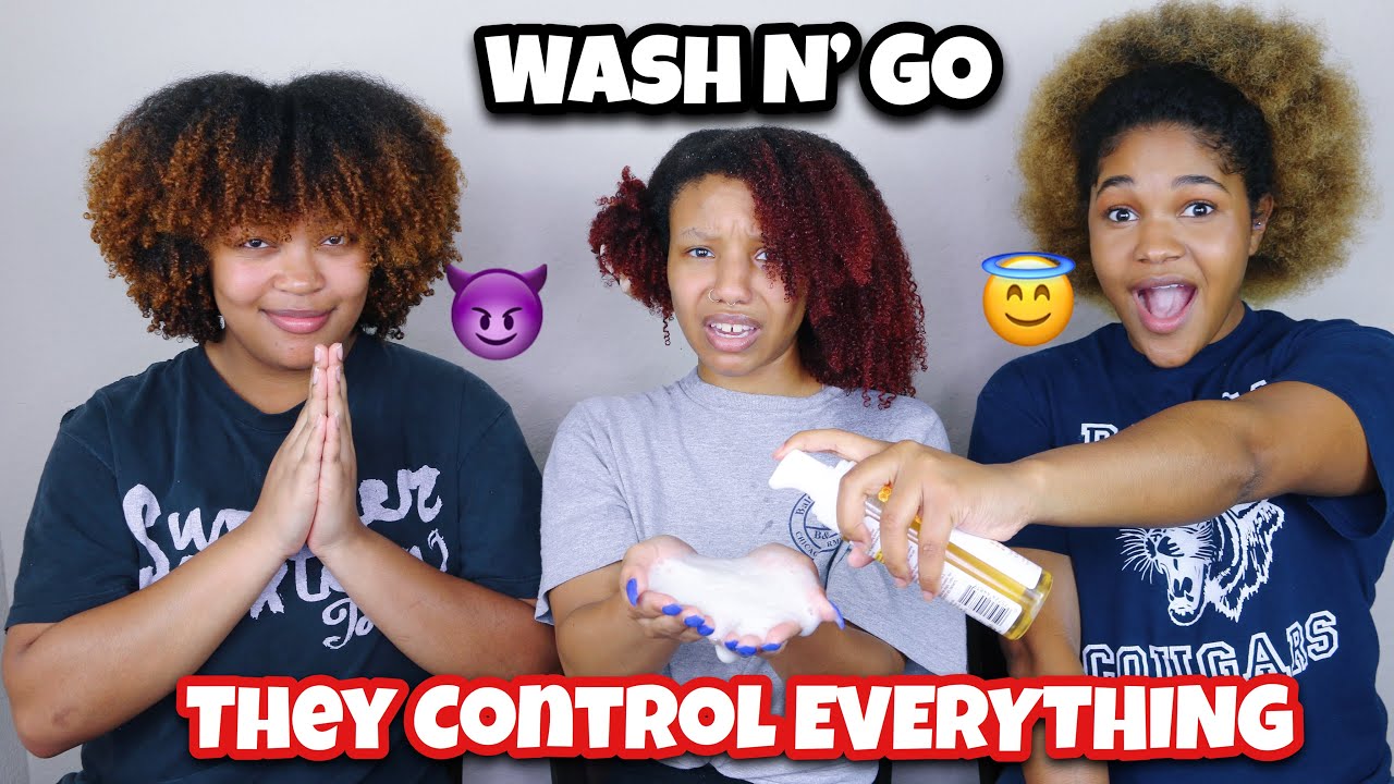 wash and go natural hair routine MY ROOMMATES CONTROL MY WASH N GO ROUTINE | We Can't Be Friends After This...