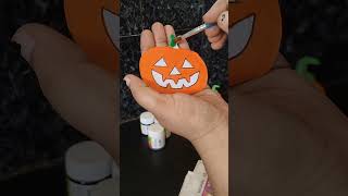 🎃 DIY Pumpkin Garland That Screams Halloween! 👻#diy #shorts #halloween #home #decoration #fyp #art