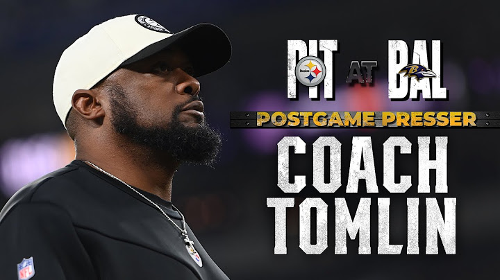 Coach Mike Tomlin Postgame Press Conference (Week 17 at Ravens) | Pittsburgh Steelers