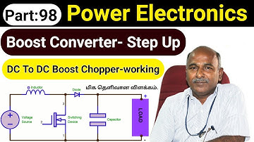 Boost Converter|Step up Chopper| working principle in tamil