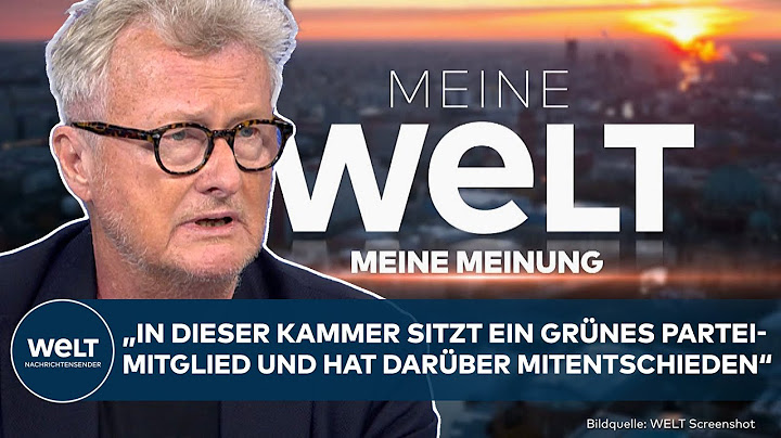 MEINE MEINUNG: „In dieser Kammer sitzt ein grünes Parteimitglied und hat darüber mitentschieden“