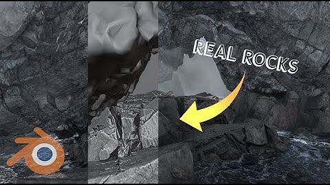 Building a Cave in Blender Using Real Rocks! (Eevee Walkthrough)