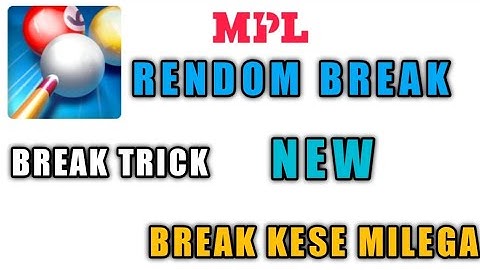 Pool break trick.pool battle break kaise milega
