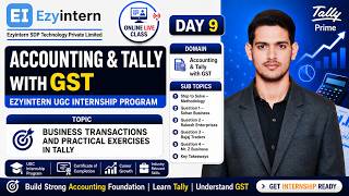Day 9: Inventory Vouchers & Reports in TallyPrime | EzyIntern UGC Internship Program