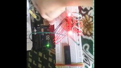 LED Blinking Array (8 LED) by Arduino.