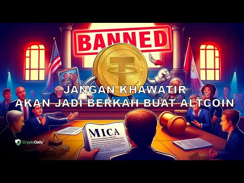 USDT TETHER BANNED DI EURO ?? FUD USDT AKAN MENJADI BERKAH BUAT MARKET CRYPTO TERUTAMA YA ALTCOIN