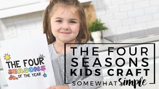 Book of Seasons – Free Printable Craft For Kids