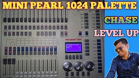 How to save palette in mini pearl 1024//mini pearl tutorial & easy chase led par light in dmx 512