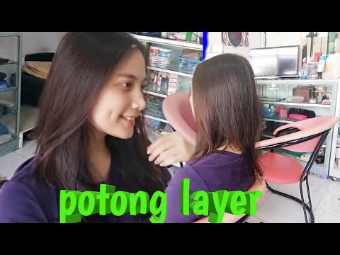  Potong  rambut  layer  natural YouTube