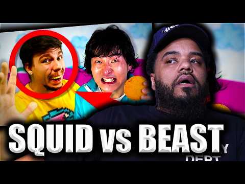 Freshy Kanal- Squid Games vs Mr. Beast Ft. Cam Steady & Mike Choe- HIP HOP HEAD REACTS