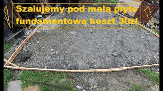 Vlog#127/Garaż w szkielecie w cenie blaszaka/szalujemy prawie płytę fundamentową/jakie koszta?/SSO18