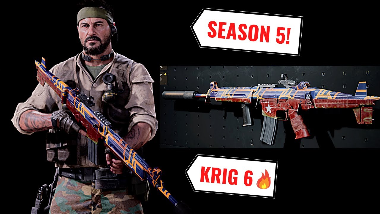 Best Krig 6 Loadout! (Season 5) COD Cold War YouTube