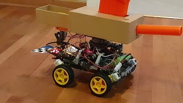 Raspberry Pi Lego Nerf RC car - test drive 1