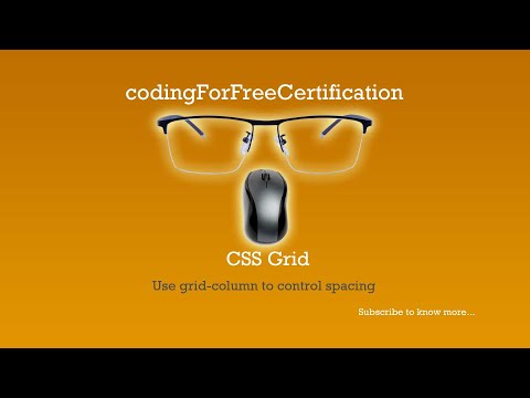 CSS Grid | Use grid-column to Control Spacing | freeCodeCamp | 8 of 22