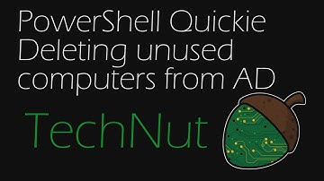 PowerShell Quickie: Deleting unused computers from AD