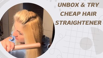 UNBOX & TRY CHEAP HAIR STRAIGHTENER / ΔΟΚΙΜΑΖΩ ΦΘΗΝΗ ΙΣΙΩΤΙΚΗ ΜΑΛΛΙΩΝ / Life Hacks by Alena