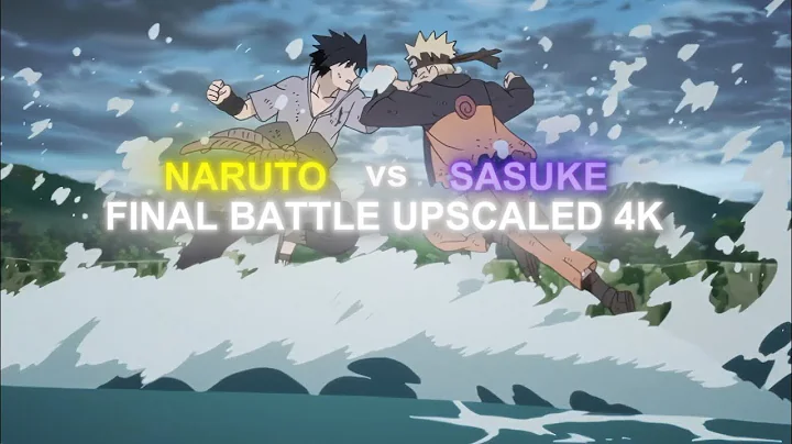 Naruto Vs Sasuke Final Battle 4K Upscaled English Dub
