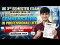 🔥UG 3rd Semester Communication In Professional Life Important Questions 2026 |CPL Marathon Class 2