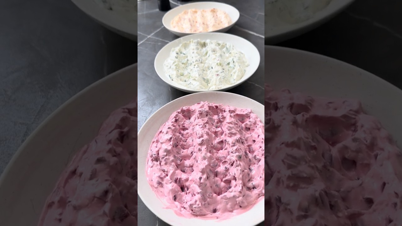 1 Karışım 3 Meze! Sofralar İçin Kolay ve Lezzetli Tarif