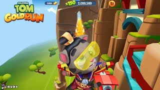 Talking Tom Gold Run - New FLYING SIDE WORLD With GENERAL TOM screenshot 3