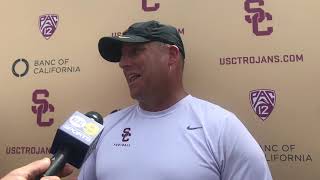 USC Football - 2018 Spring Practice #9: Clay Helton