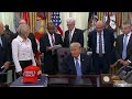 Trump talks religious liberty from Oval Office