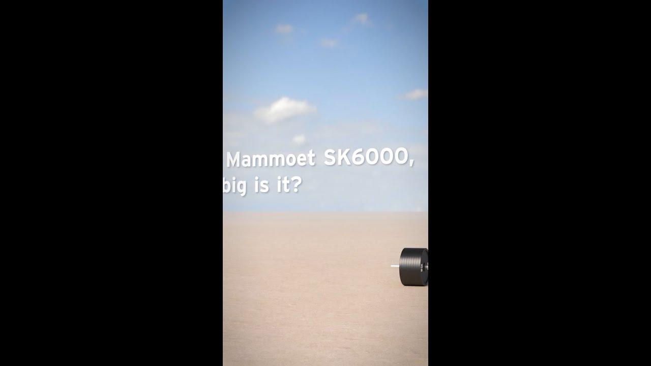The Mammoet SK6000: How big is it actually? 🚀