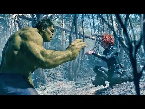 Avengers Age of Ultron (2015) - Black Widow Tames Hulk - Romantic Scene