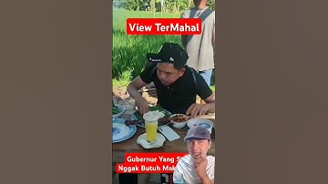 KDM Kang Dedi Mulyadi sedang makan dengan sate kambing #kangdedymulyadi#shorts