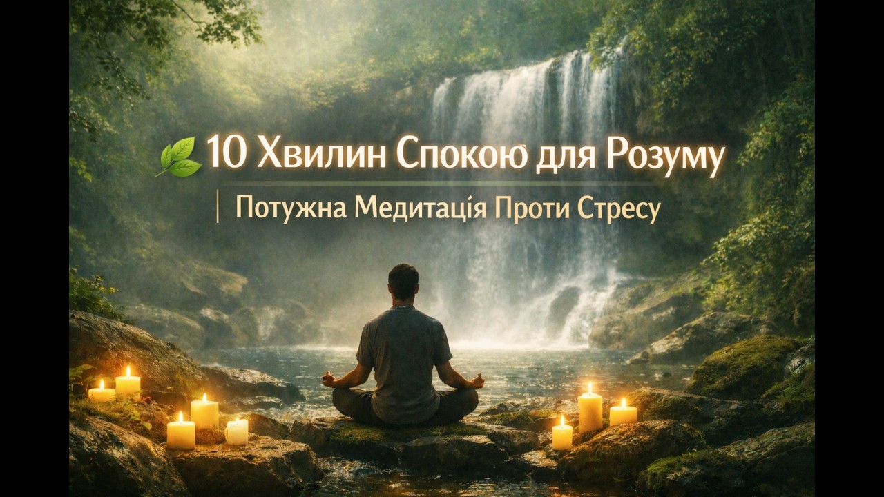 🌿 10 Хвилин Спокою для Розуму | Потужна Медитація Проти Стресу