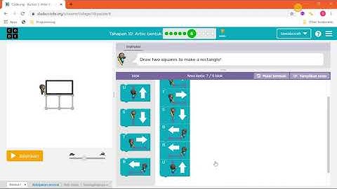 Belajar Coding Anak TK SD  - Logika Dasar - Tutorial 07 Artist Shapes
