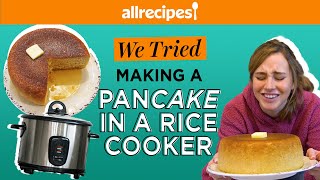 How to Make a Pancake Cake in a Rice Cooker | Easy & Delicious Cake Recipe | We Tried It |