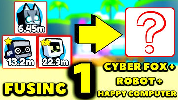 WHAT HAPPENS WHEN YOU FUSE CYBER FOX + ROBOT + HAPPY COMPUTER | FUSING METHOD | PET SIMULATOR X