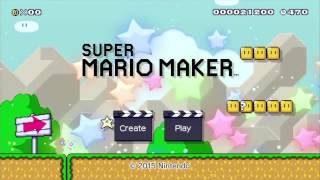 [Super Mario Maker] Title Screen Gameplay