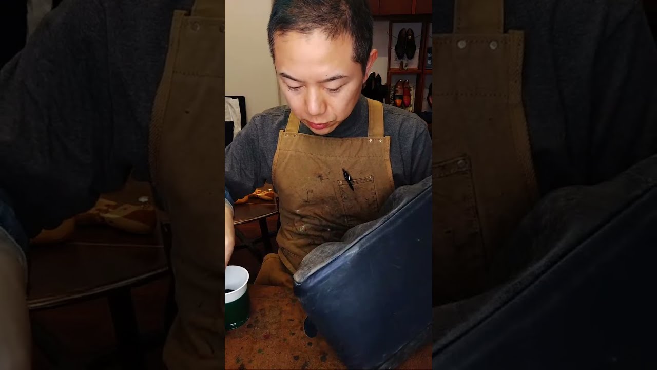 カバンの色直しYouTube撮影する