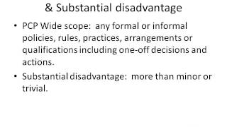 Reasonable Adjustments Discrimination And Unlawful Acts Under The Equality Act