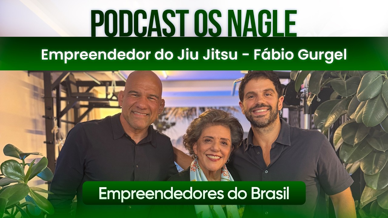 Capa do episódio: O empreendedor do jiu jitsu Fabio Gurgel, Alliance tem 307 escolas em 32 paises.