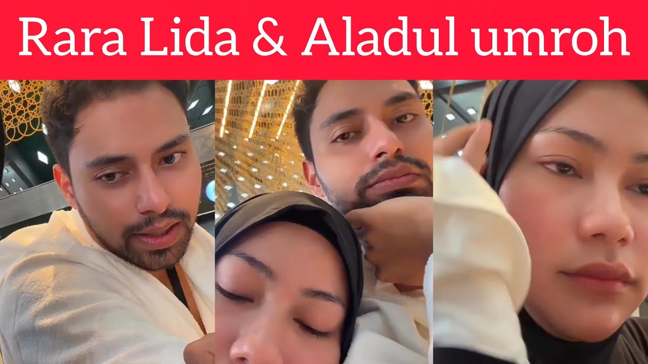 Rara Lida & Aladul umroh bareng usai menikah