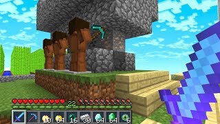 How to summon an AUTO-MINING ROBOT in Minecraft SKYBLOCK Ep. 4 (Skyblock Survival Series)