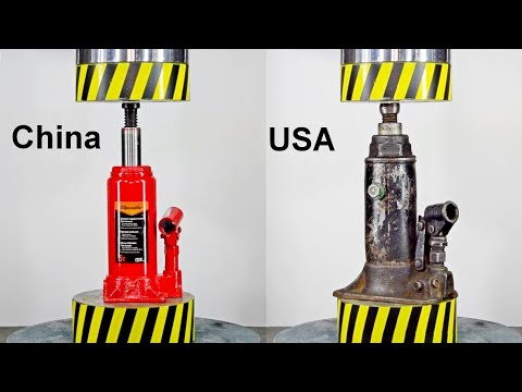 HYDRAULIC PRESS VS JACKS USA AND CHINA