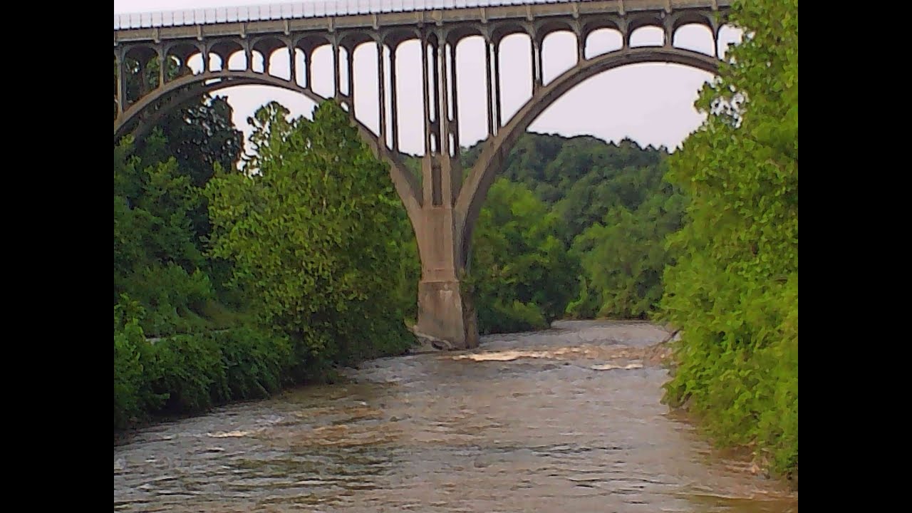 Cuyahoga River at Station Road Bridge Trailhead YouTube