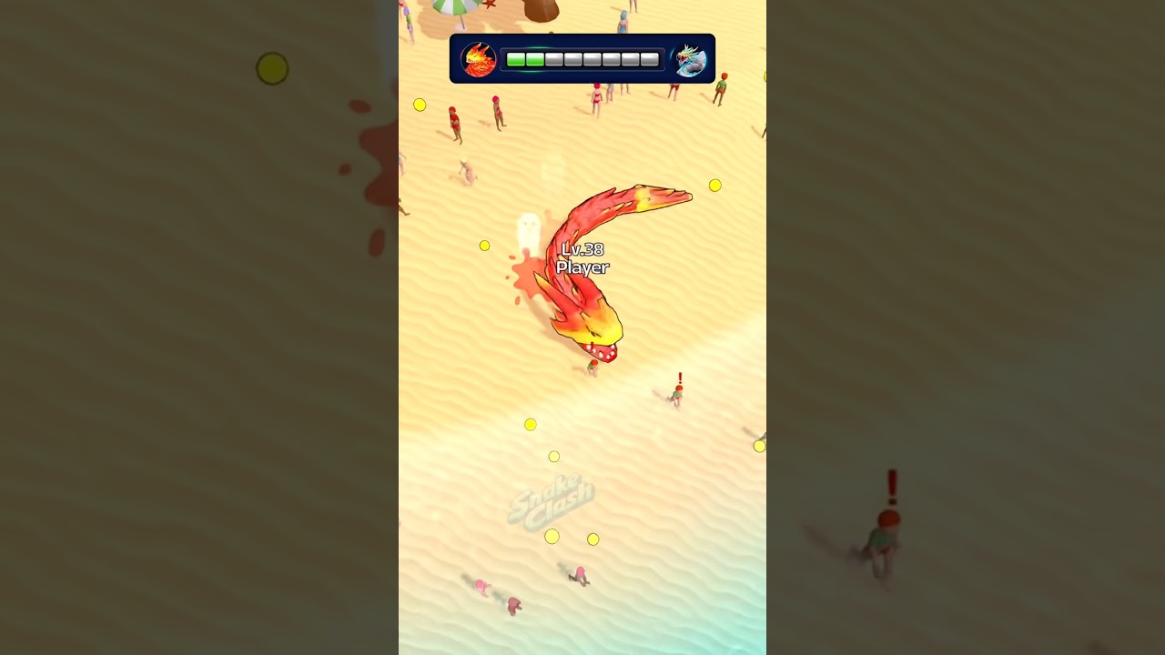 Must Play Mobile Game-Snake Clash!🐍 #shorts #gamereviews