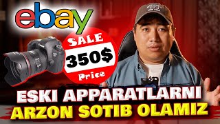 EBAY SAYTIDAN YAXSHI XOLATDA ARZON APPARAT VA OBYEKTIVLARNI SOTIB OLISH MUMKIN