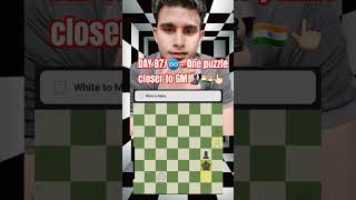 Day 87/♾️— One puzzle closer to GM ♟️🇮🇳👆🏻"#chess #games #checkmate #puzzle #checkmatepatterns #ches