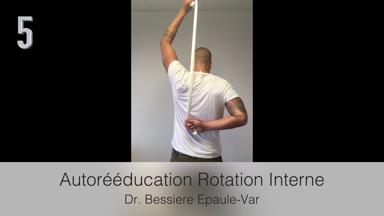 Autorééducation de l'épaule Exercice 3 Rotation interne YouTube — free download